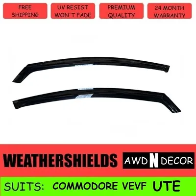 Weathershields Weather Shields For Holden Commodore VE VF UTE Window Visors • $49.99