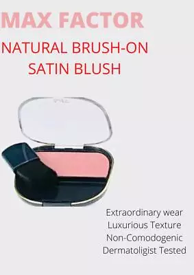 Max Factor Natural Brush-On Satin Blush • $9.99