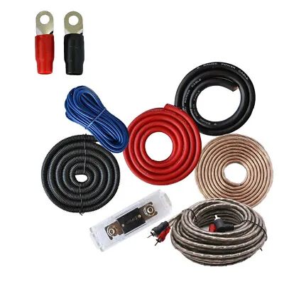 £27.47 • Buy Car Amp Amplifier 5000W 0 AWG GAUGE Power Cable Sub Subwoofer Wiring Install Kit