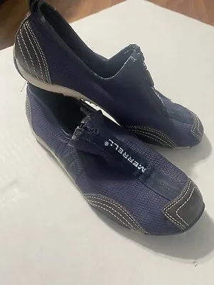 Barrado Blue Merrell Womens Performance Footwear. Leather.  Zip Closure Size 8 • $30