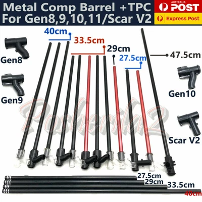 Upgrade T-piece Alloy Barrel Gel Blaster Toy TPC JM Gen 8 9 10 J11 CYMA • $9.95