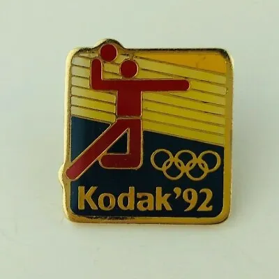 £4.64 • Buy Kodak 1992 Barcelona Olympic Sponsor Lapel Pin Badge Summer Spain Volleyball