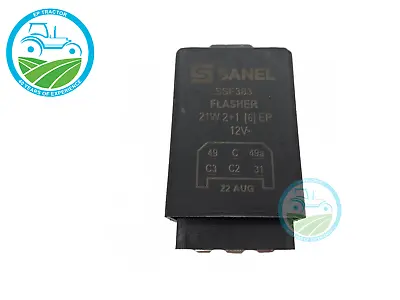 #SSF383 Tractor Flasher Indicator Relay Unit 12V 6 Pin Fits CASE IH NEW HOLLAND • $27.99