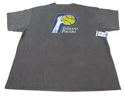 New Indiana Pacers Mens Size 3XL-Big Majestic Distressed Gray Shirt • $15.29