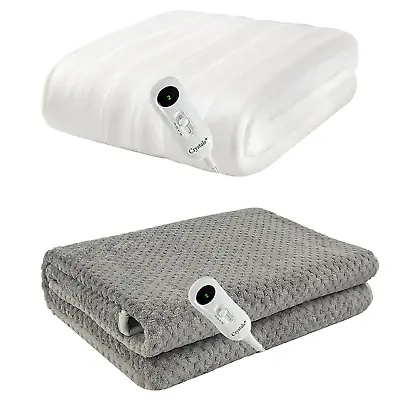 Electric Heated Under Blanket Comfort Control Fast Heat Up Cosy Warm Washable • £16.85