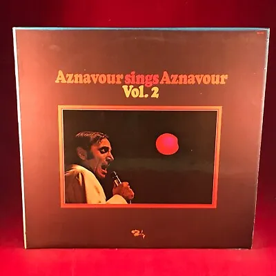 CHARLES AZNAVOUR Sings Aznavour Volume 2 1971 UK Vinyl LP To My Daughter • £8.95