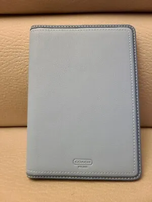 Authentic COACH Leather Light Blue Travel Photo Album 5 ×7 . • $29.07