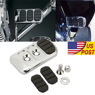 $25.99 • Buy Motorcycle Chrome Brake Pedal Pad Covers For Yamaha V-Star 650 Classic 950