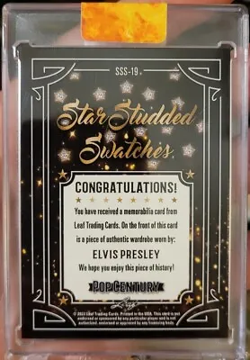 Elvis Presley Worn Star Studded • $70