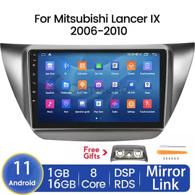 For Mitsubishi Lancer IX 2006-2010 Android 11 Car Stereo Radio GPS Navi DSP MP5 • $109.99