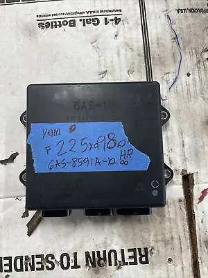 Yamaha ECU 2011 F225XA 4Stroke 6AS-8591A-10-00  2193 Hours (D3-1-13) • $1250