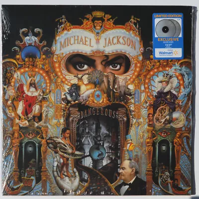 SEALED Michael Jackson Dangerous Silver Vinyl LP Walmart • $49.99