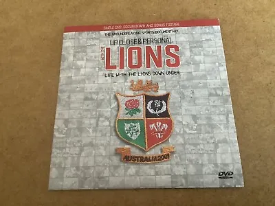 £5 • Buy Up Close & Personal With The Lions - 2001 British Lions Australia Rugby Tour DVD