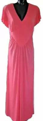 Holly Willoughby Coral Maxi Dress Long Dress Size 12 BNWT • £20