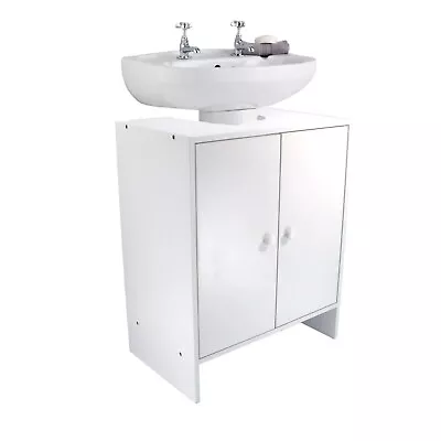 New White Under Sink Cabinet For Storing Away Your Bathroom Accessories • £31.99