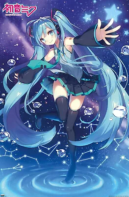 Hatsune Miku Premium Wall Poster 22  X 34  Wall Art • $22.32