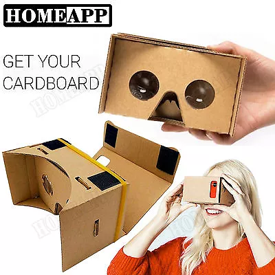 3D Google Cardboard Glasses VR Virtual Reality For IPhone Mobile Phone • $4.69