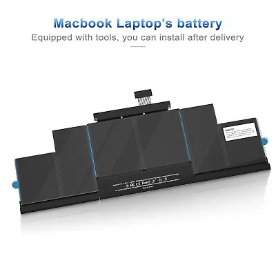 A1417 Battery For MacBook Pro 15 Inch A1398(Mid 2012 & Early 2013) EMC 2512 2673 • $50.75