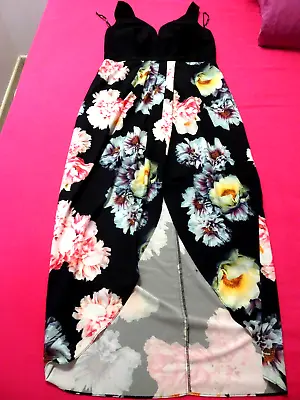 CiTY CHiC : Women's Floral Summer Maxi Dress : Size 14 - 16 [XS] • $39