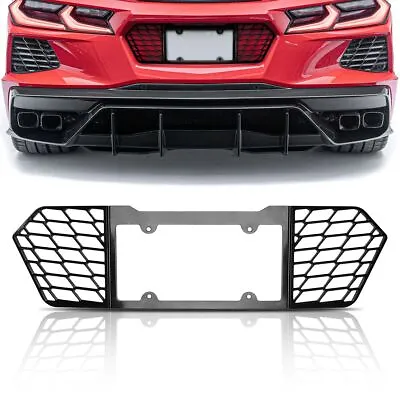 For Corvette C8 2020-2023 Rear License Number Plate Filler Frame CNC Aluminum GD • $149.99