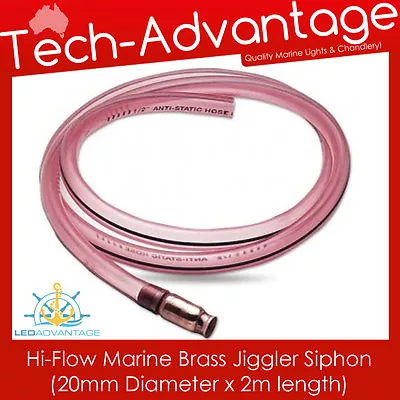 Marine Boat Mower Large Flow Fuel/water Jiggler Siphon Priming 2m X 20mm Hose • $14.73