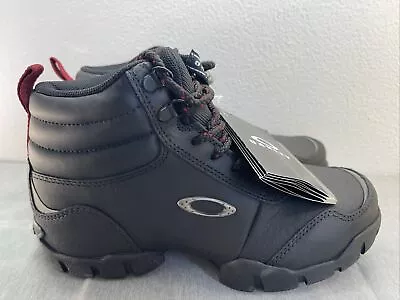 OAKLEY Men's Outdoor Military Boots 12216-001 Black Size US 6 EU 38.5 • $59.60