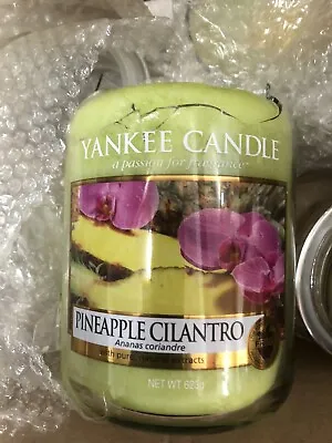 Yankee Candle Pineapple Cilantro Scented Classic 22oz Large Wax Only No Glass • £19.99