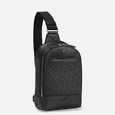 MONTBLANC Sling Bag Cross Body Black 128619 • $900