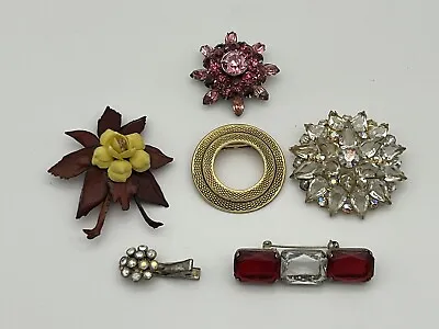 Vintage Costume Jewelry Lot Of 6 Two Are Signed Coro & Lieba • $12.95