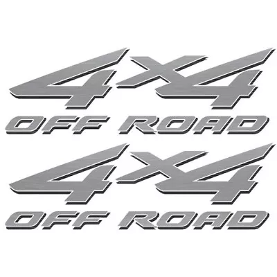 2002 - 2007 4x4 Decals For Ford F-250 F-350 Silver Super Duty Truck - Vinylmark • $14.99