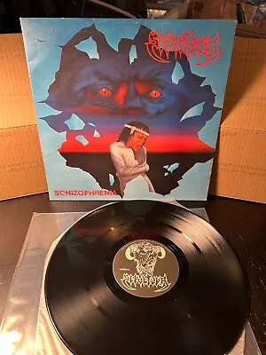 SEPULTURA Schizophrenia LP Original 1987 Brazil Cogumelo Heavy Metal Thrash RDP • $149.99