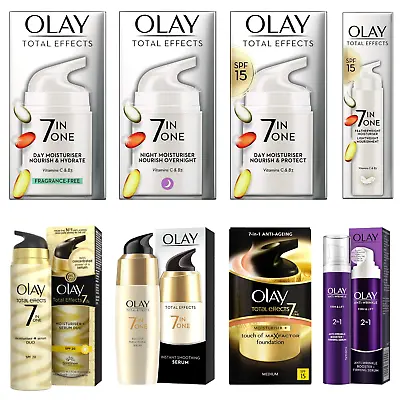 Olay Total Effects 7-In-1 Moisturiser & Serum Choose Your Type • £11.25