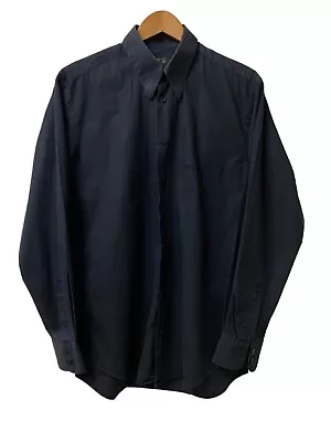 Versace Classic V2 Mens Black Long Sleeve Shirt Size XL Cotton Vintage • $43.51
