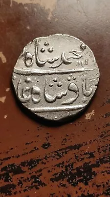 AH1141 Year 11 (1719-48) Mughal India Rupee Nice AU Struck Under British  *R282* • $139.99