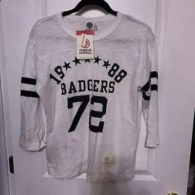 Franklin Marshall 1988 Badgers 72 T Shirt Jersey Made In Italy M • $39.85