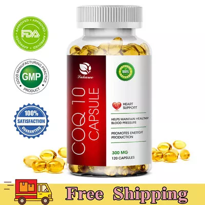 Coenzyme Q-10 300mg Antioxidant Increase Energy & Stamina Heart Health Support • $13.58