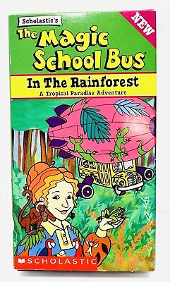 THE MAGIC SCHOOL BUS IN THE RAINFOREST VHS Home Video Cassette Tape Free Ship • $10.99