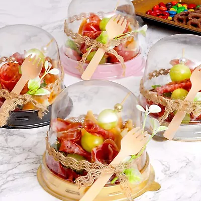 Charcuterie Favor Cups With Toothpicks And Mini Wooden Forks • $89.99