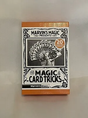 Marvin’s Magic Card Tricks - 20 Amazing Tricks - Fun Gift New Sealed • £9.95