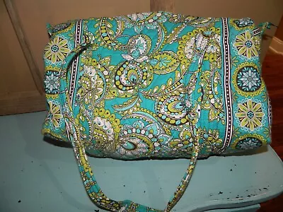 Vera Bradley Small Tote Duffle Bag Retired Peacock Pattern • $29.99