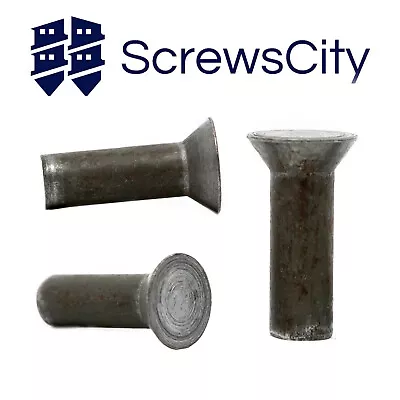 £2.10 • Buy Solid Steel Countersunk Head Rivets DIN 660  -  M2 M3 M4 M5 M6 M8