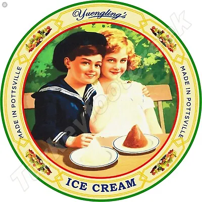 Yuengling's Ice Cream 11.75  Round Metal Sign • $16.99