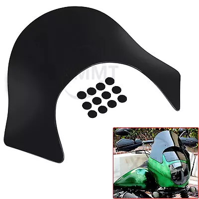 $51.98 • Buy Motor Black Lip Windshield Fairing For Harley Dyna Super Glide Custom FXDC US