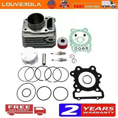 For 1988-2000 Honda TRX 300 Fourtrax FW 4x4 2x4 Cylinder Top End Rebuild Kit NEW • $76.66