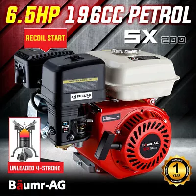 $234 • Buy PRESALE BAUMR-AG 6.5HP Petrol Stationary Engine Motor 4-Stroke OHV Horizontal