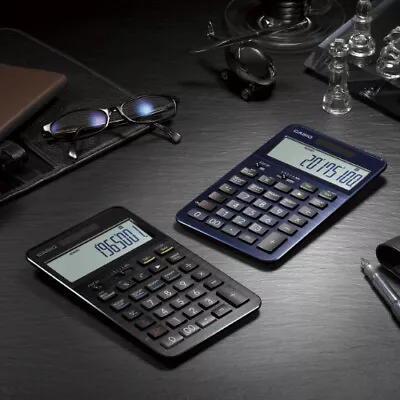 Casio Premium Calculator 12Digit Black S100 Flagship Model Aluminum Body Japan • $239.50