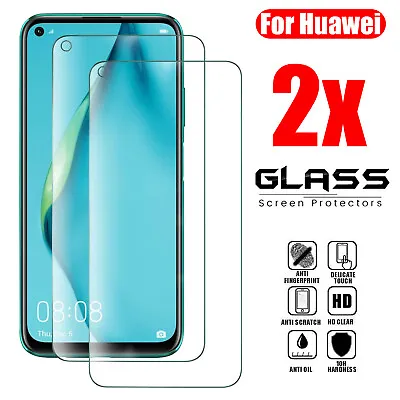 For Huawei Tempered Glass Screen Protector Mate 20 30 P20 P30 P40 P9 Pro Lite • £2.10