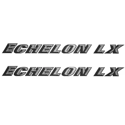 Malibu Boat Decal Stickers | Echelon LX 26 X 2 1/8 Inch Silver (Pair) • $80.14