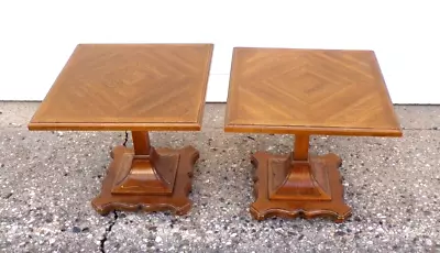 Mid-Century Drexel Esperanto Side Table End Table Pair Spanish Mediterranean VTG • $699.99