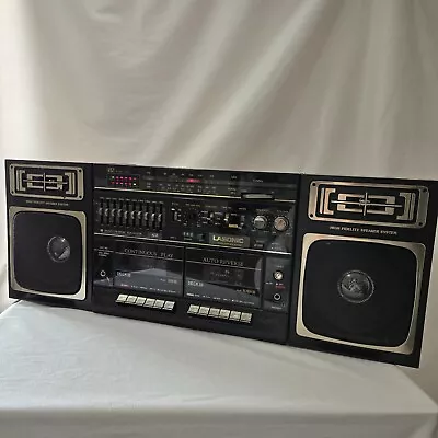 Vintage 1980s LASONIC Boombox Model LPC90 High Fidelity READ • $99.99